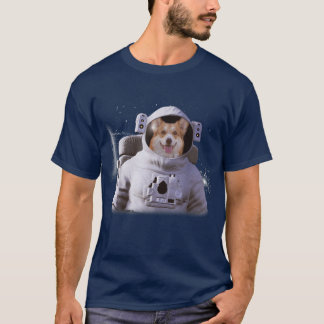T-shirt Corgi Astronaut Chien Profond Dans L'Espace Cosmiq