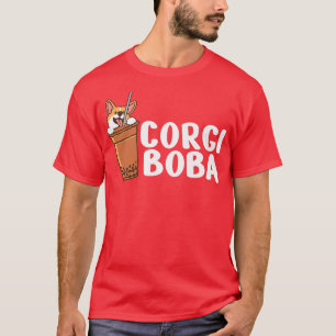 T-shirt Corgi Boba, Dons De Chien Pour Enfants, Homme & Fe