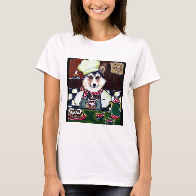 T-shirt Corgi Chef (Devant)