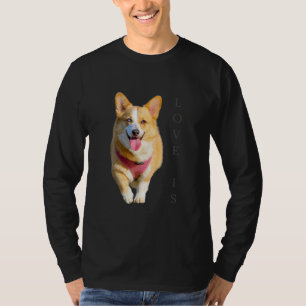 T-shirt Corgi Chemise Hommes Femmes Enfants Amour Est Chie