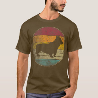 T-shirt Corgi chien animal de compagnie Vintage détendu le