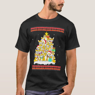 T-shirt Corgi Chien Arbre Pull de Noël Moche
