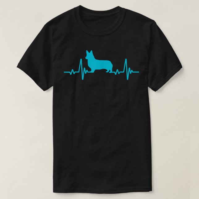 T-shirt Corgi Chien Coeur Corgi Papa52 (Design devant)