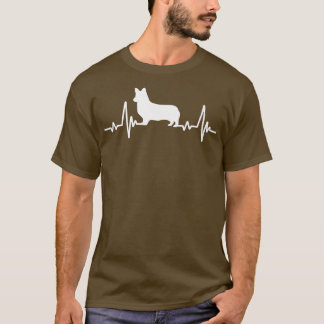 T-shirt Corgi Chien Coeur Corgi Papa 221