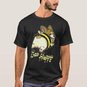 T-shirt Corgi Chien Heureux En Costume D'Abeille