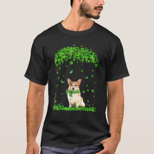 T-shirt Corgi Chien Irlandais Vert Trèfle Shamrock St Patr