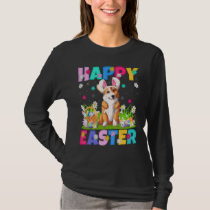 T-shirt Corgi Chien Joyeux Bunny Corgi de Pâques dimanche