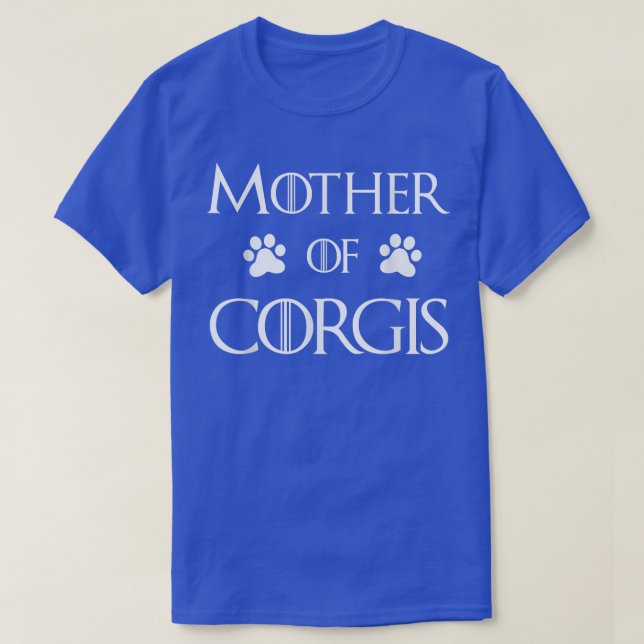 T-shirt Corgi Chien Maman Mère de Corgis (Design devant)