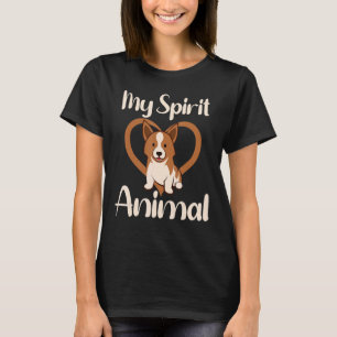 T-shirt Corgi Chien T Chien Maman Papa Mon Esprit Animal