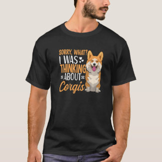 T-shirt Corgi Chien Vêtements Pour Propriétaire De Chien C