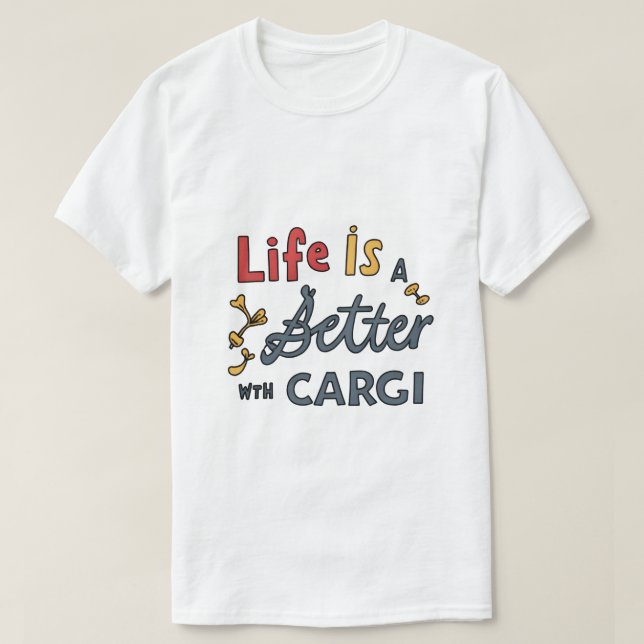 T-shirt Corgi Dad Tee (Design devant)