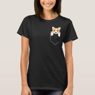 T-shirt Corgi Dans Ma Pochette Propriétaire De Chien Migno