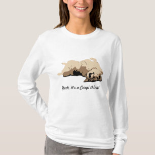 T-shirt Corgi de sommeil Gallois