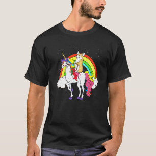 T-shirt Corgi Dog Space Galaxy Rainbow Corgicorn