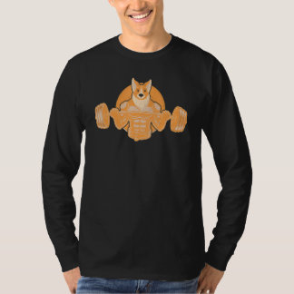 T-shirt Corgi Dog T Fitness Gym entraînement Poids