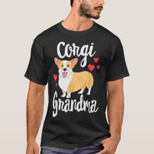 T-shirt Corgi femmes filles chiot amant chien grand-mère c