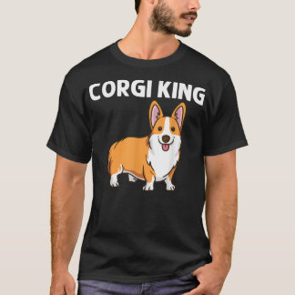 T-shirt Corgi Funky Art pour hommes papa Welsh Corgi anima