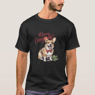 T-shirt Corgi Funny Noël Chien Pun Corgi Maman Lover Owne