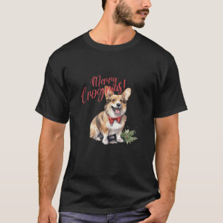 T-shirt Corgi Funny Noël Chien Pun Corgi Maman Lover Owne