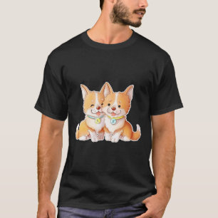 T-shirt Corgi Gemini Animal Welsh Propriétaire de l'animal