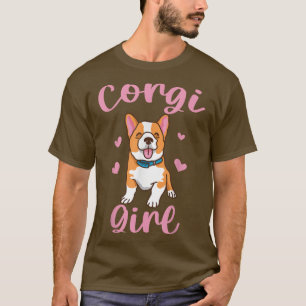 T-shirt Corgi Girl Pembroke Welsh Corgi D