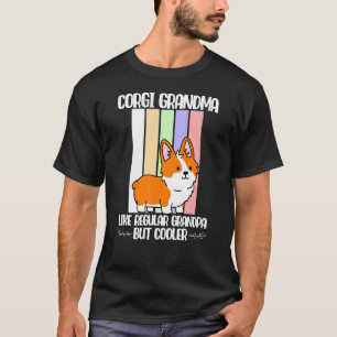 T-shirt Corgi Grand-père comme un grand-père normal mais p