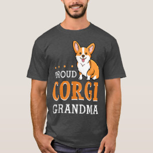 T-shirt Corgi Grandma Chemise Funny Fête des Mères Amoureu