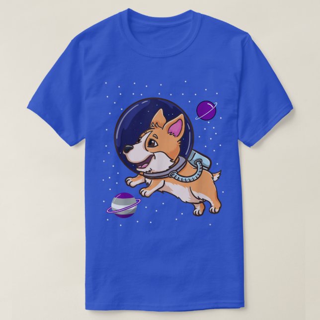 T-shirt Corgi Grayseual Dans L'Espace Pride Grayseual (Design devant)