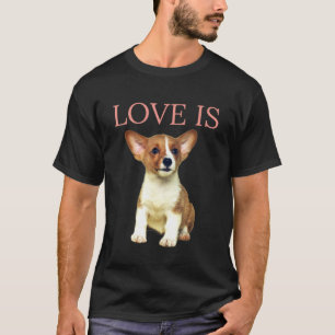 T-shirt Corgi Hommes Femmes Garçons Filles Enfants Aimer C