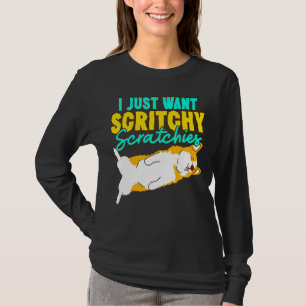 T-shirt Corgi Je Veux Juste Des Scratchies Scratchies Mign