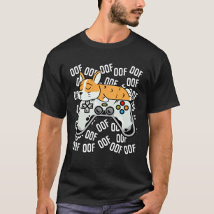 T-shirt Corgi jeu vidéo Noob Oof Enfants Garçons Filles