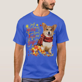 T-shirt Corgi Juste Une Fille Qui Aime Chuter Et Chiens