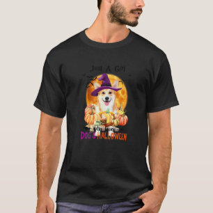 T-shirt Corgi Juste Une Fille Qui Aime Les Chiens Et Hallo