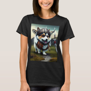 T-shirt Corgi le Viking