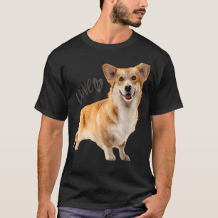 T-shirt Corgi Love Est Chien Maman Papa Chien Puppy Pet Fe