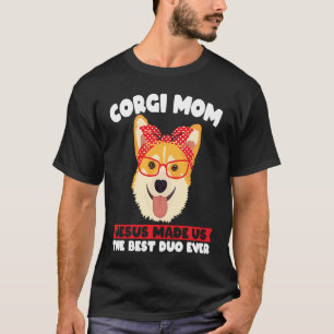 T-shirt Corgi Maman le meilleur duo de tous les Corgi Mom