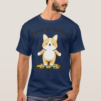 T-shirt Corgi Paws et Reflet