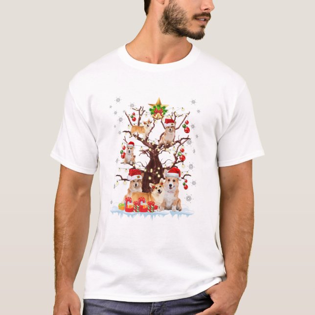 T-shirt Corgi Père Noël (Devant)