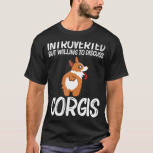 T-shirt Corgi Pour Hommes Femmes Chien Animaux Poignées Pr