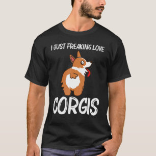 T-shirt Corgi Pour Hommes Femmes Chien Animaux Poignées Pr