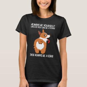 T-shirt Corgi Pour Hommes Femmes Chien Animaux Poignées Pr