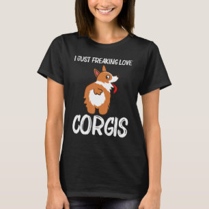 T-shirt Corgi Pour Hommes Femmes Chien Animaux Poignées Pr