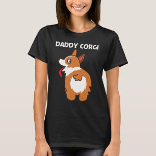T-shirt Corgi Pour Hommes Papa Animal Chien Animal Chien P