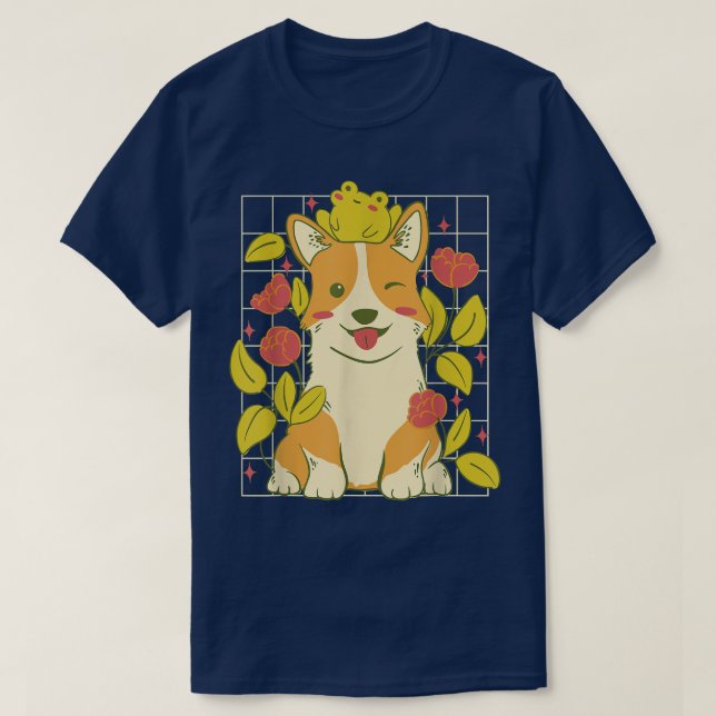 T-shirt Corgi propriétaire adorable Corgi (Design devant)