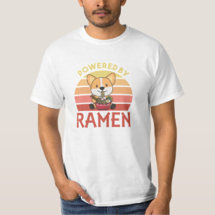 T-shirt Corgi Propulsé Par Ramen Cute Kawaii Noodle Dogs