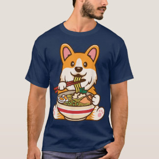 T-shirt Corgi Ramen, Cadeaux D'Anniversaire Pour Amoureux 