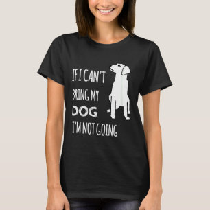 T-shirt Corgi Si Je Ne Peux Pas Apporter Mon Chien Vintage