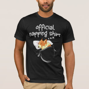 T-shirt Corgi Sleeping Women Pyjama tenue Nap Pjs Nappin