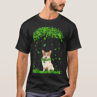 T-shirt Corgi St Patricks Day Irish Shamrock Dog Loves