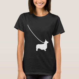 T-shirt Corgi Sur Un Chien En Poitrine Animateur Maman Pap